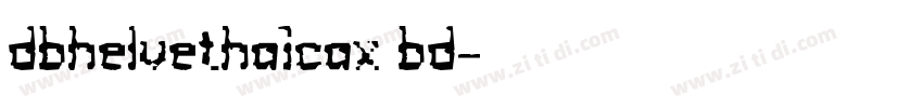 dbhelvethaicax bd字体转换